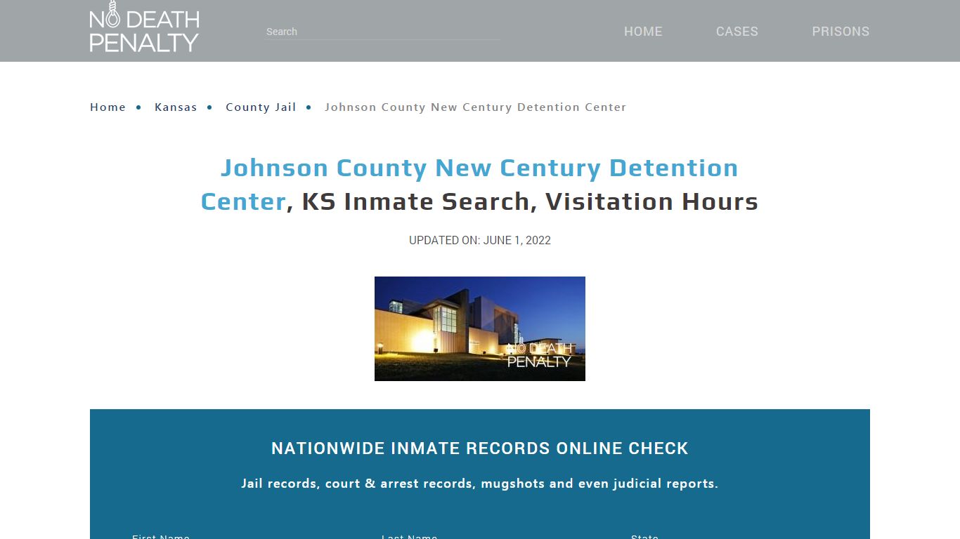 Johnson County New Century Detention Center, KS Inmate ...